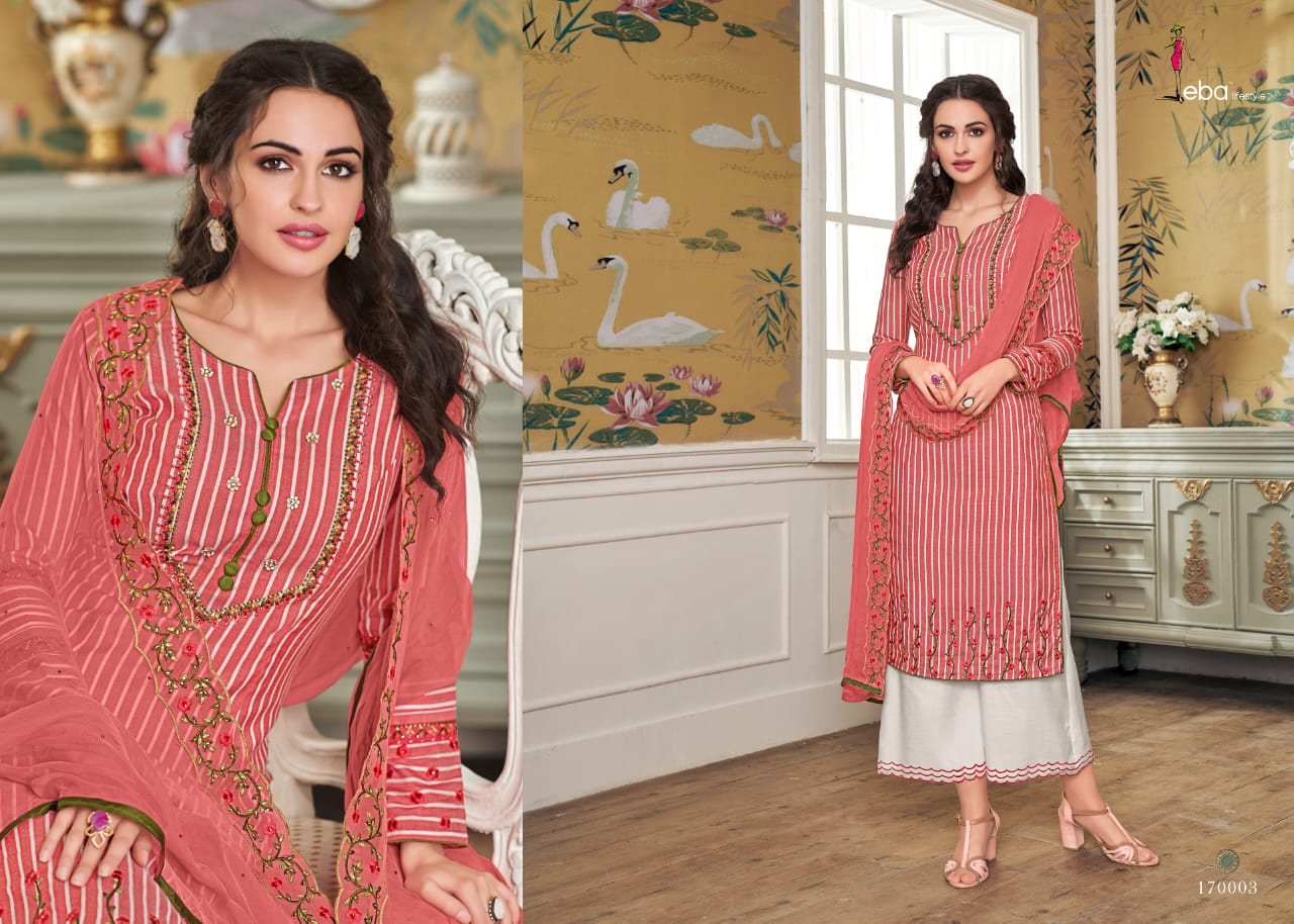 Eba Present Sakhi Vol 1 Cotton Salwar Suits Collection.