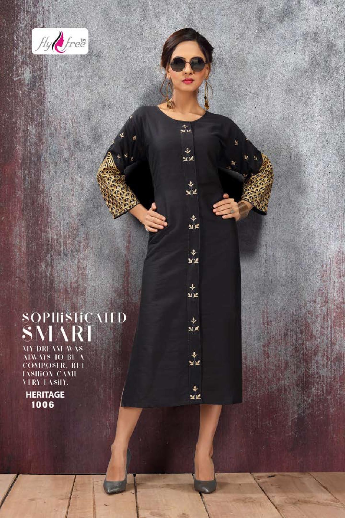 Fly Free Present Heritage Kurti Collection