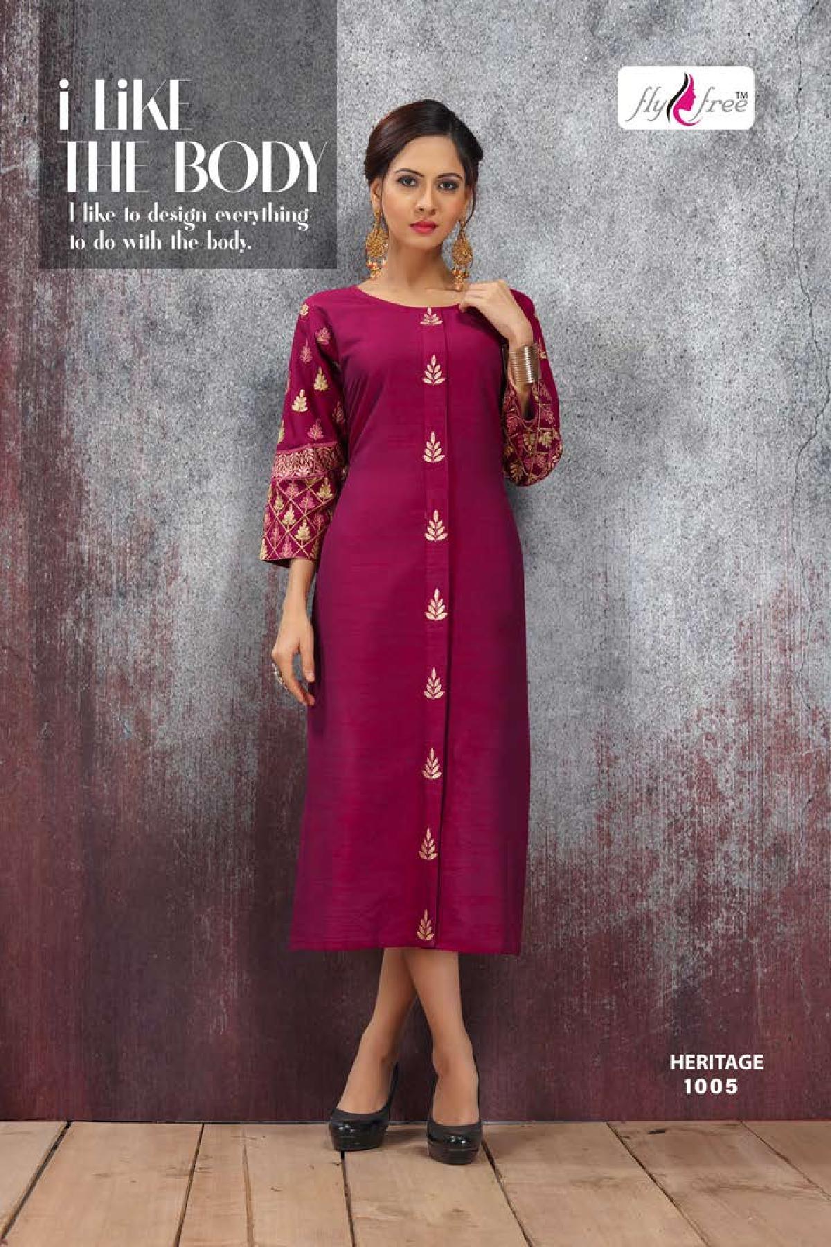 Fly Free Present Heritage Kurti Collection