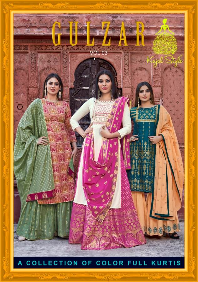 Gulzar Vol 3 By Kajal Style Festive Wear Collection