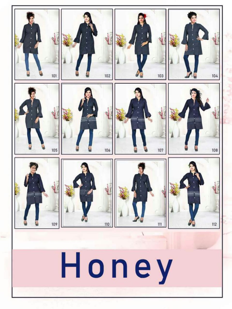 Honey Denim Kurtis Catalogue