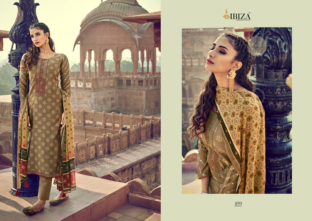 Ibiza Present Patola Dress Material Catalogue
