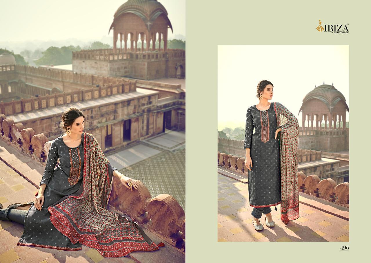Ibiza Present Patola Dress Material Catalogue