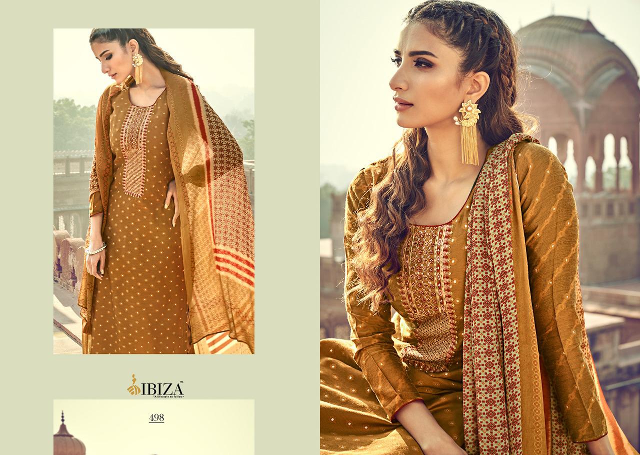 Ibiza Present Patola Dress Material Catalogue