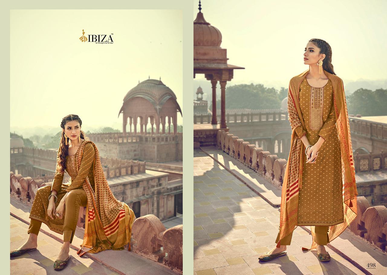 Ibiza Present Patola Dress Material Catalogue