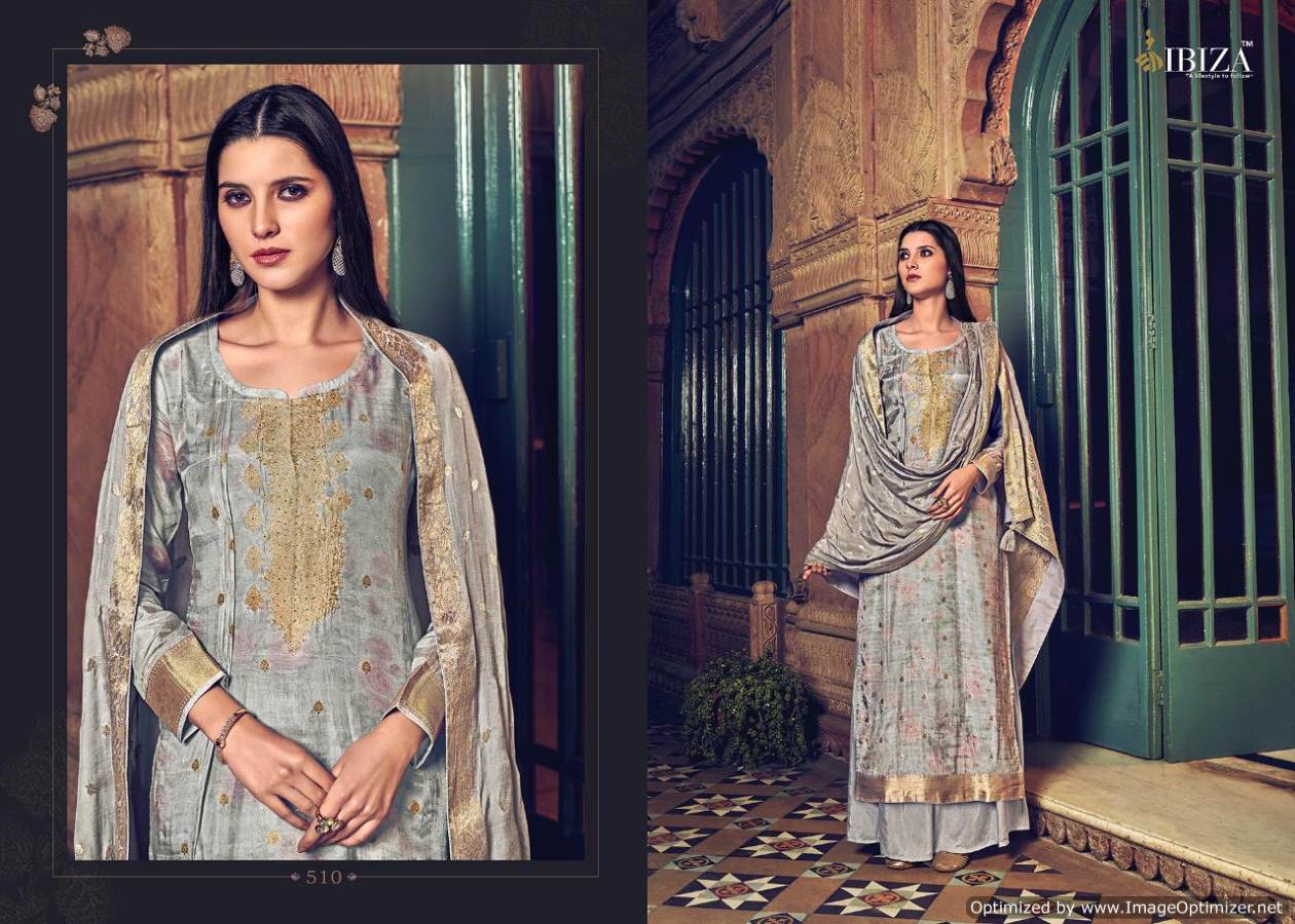 Ibiza Present Sabya Digital Printed Dress Material