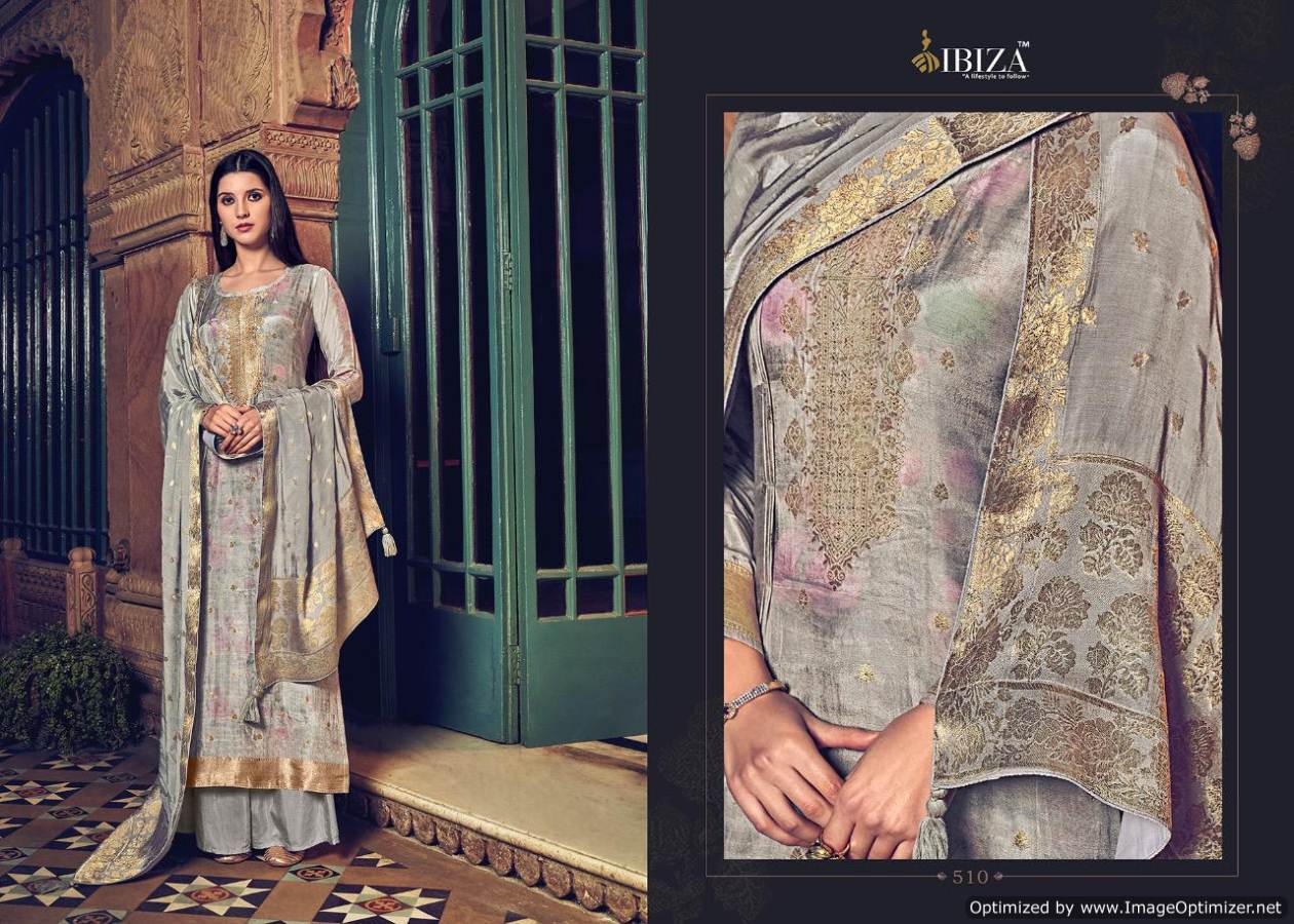 Ibiza Present Sabya Digital Printed Dress Material