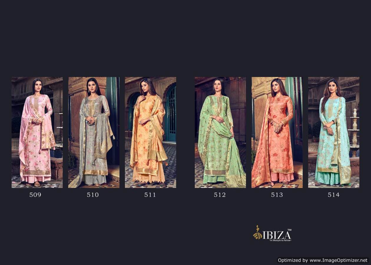 Ibiza Present Sabya Digital Printed Dress Material