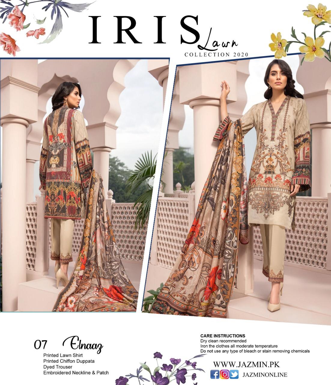 Iris Lawn Collection 2020 Pakistani Salwar Suits