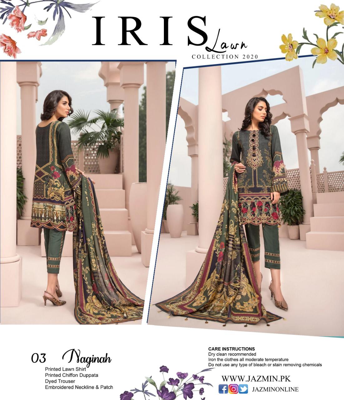 Iris Lawn Collection 2020 Pakistani Salwar Suits