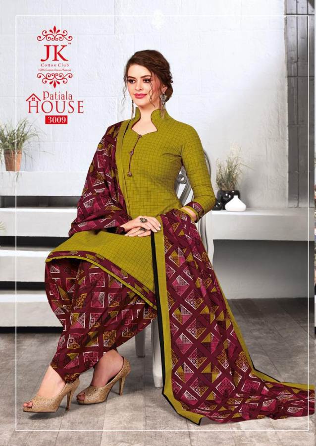 Jk Present Patiyala House Vol 3 Cotton Dress Collection