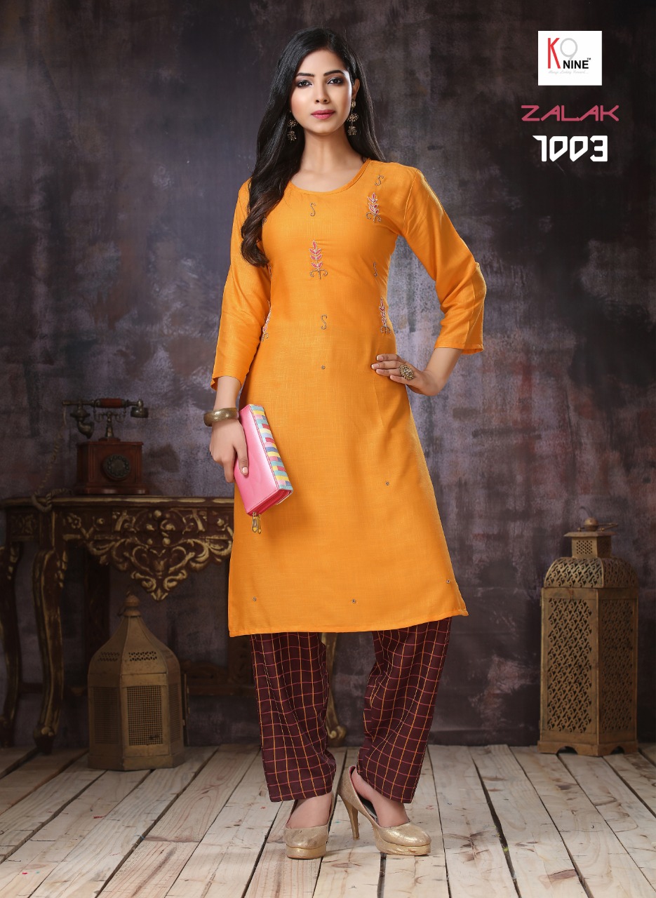 K9 Present Zalak Kurtis With Pants Catalogue
