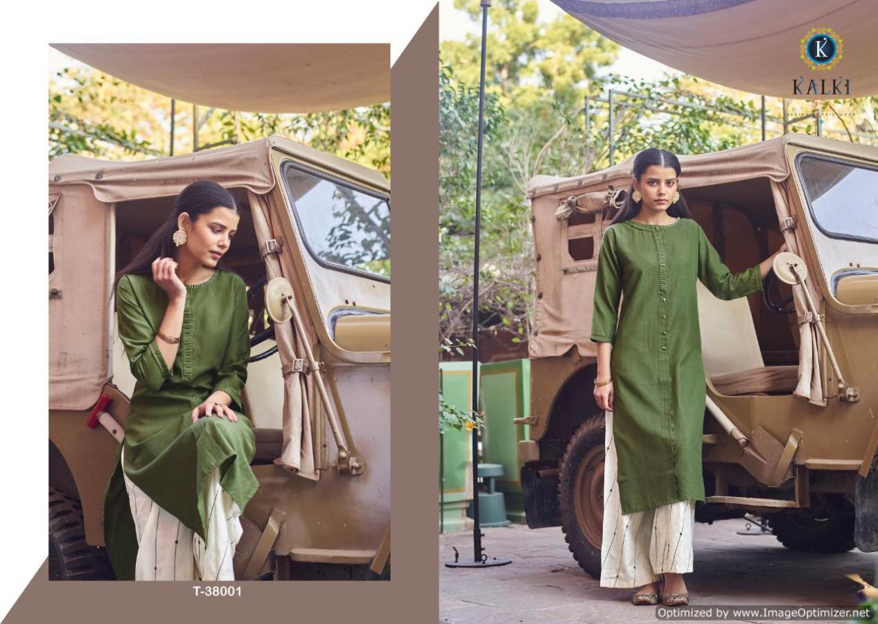 Kalki Present Mirow Vol 7 Kurti With Bottom Collection.