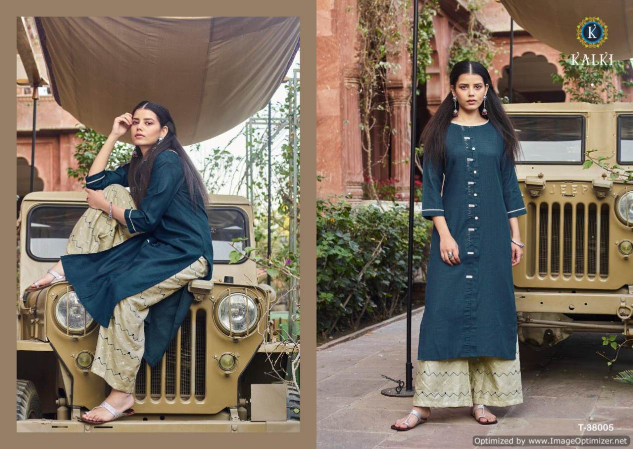 Kalki Present Mirow Vol 7 Kurti With Bottom Collection.