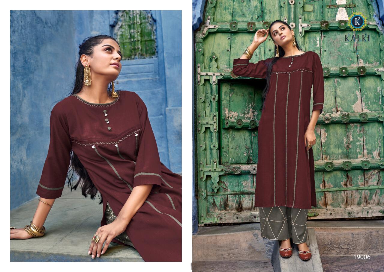 Kalki Fashion Present Mirow Vol 5 Kurtis Catalogue