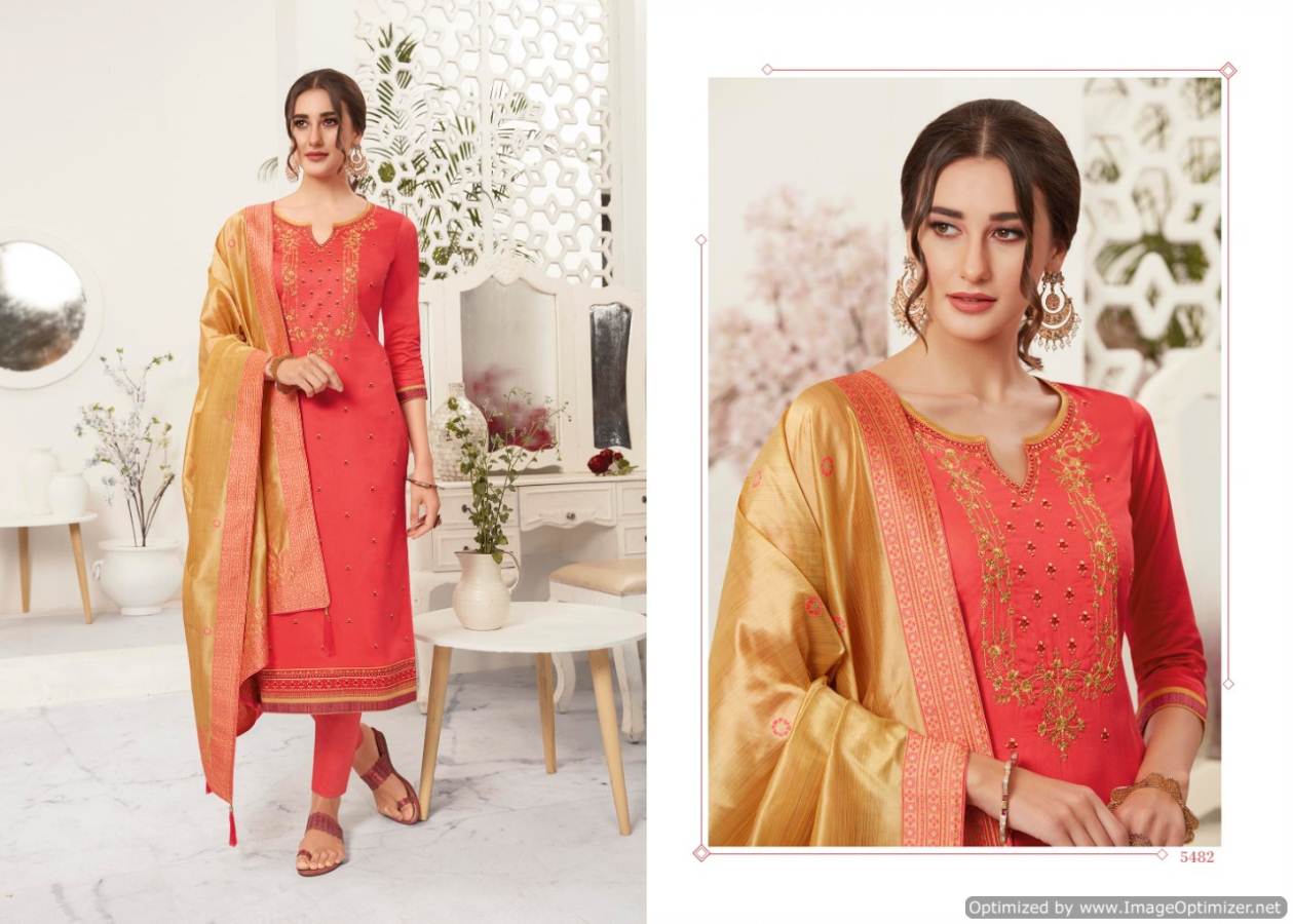 Kessi Present Raj Gharana Dress Material Collection.