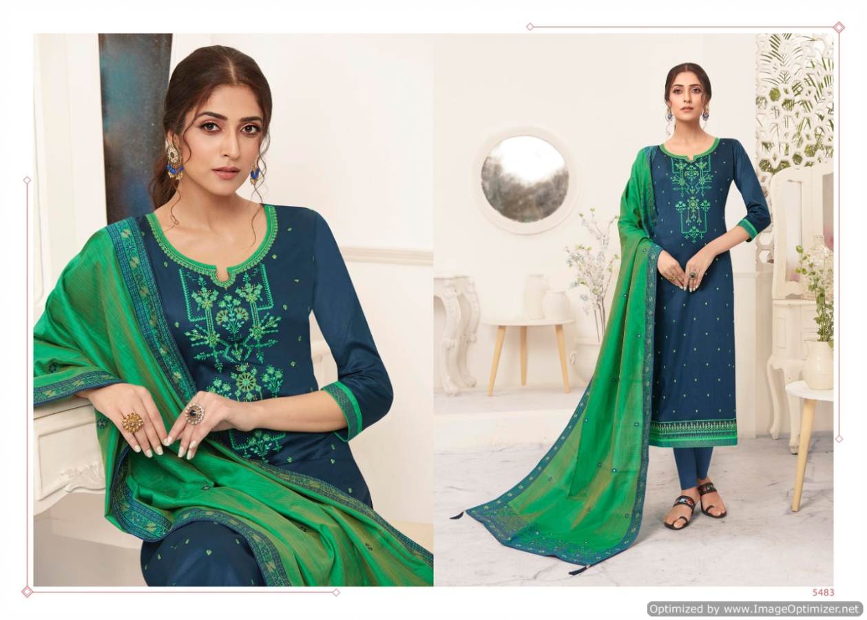 Kessi Present Raj Gharana Dress Material Collection.