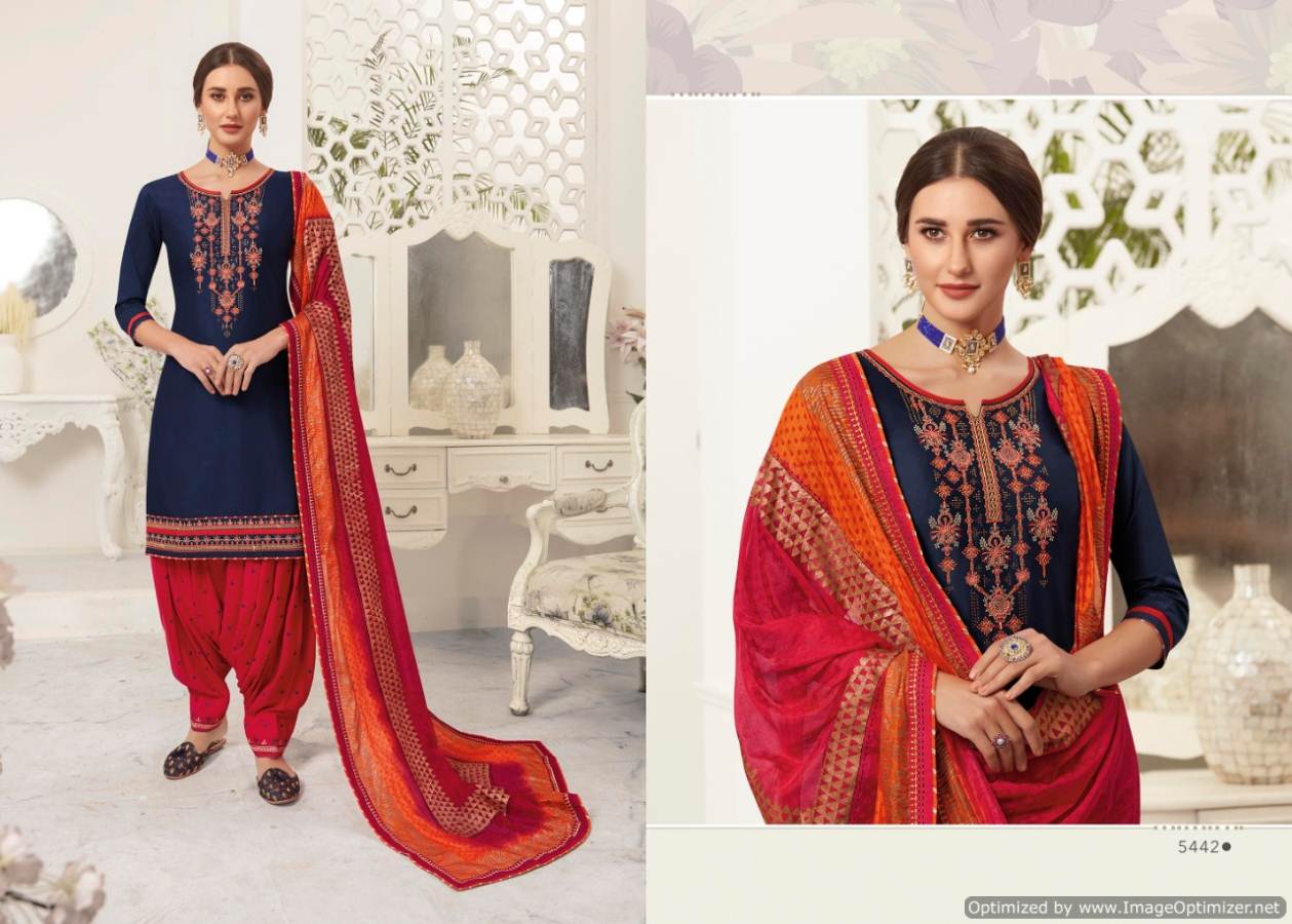 Kessi Present Satrangi By Patiala Dress Material Collection