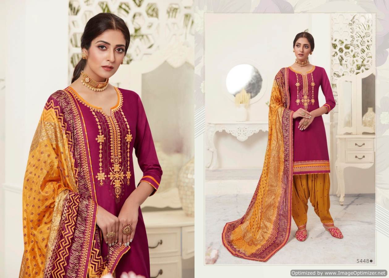 Kessi Present Satrangi By Patiala Dress Material Collection