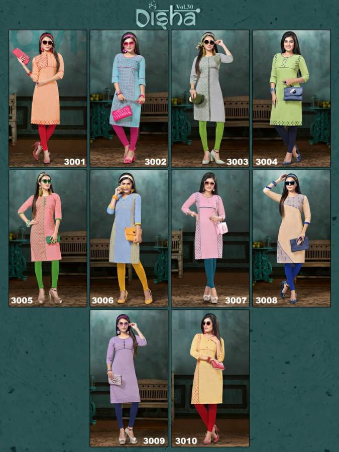 Kinti Present Disha Vol 30 Kurtis Catalogue
