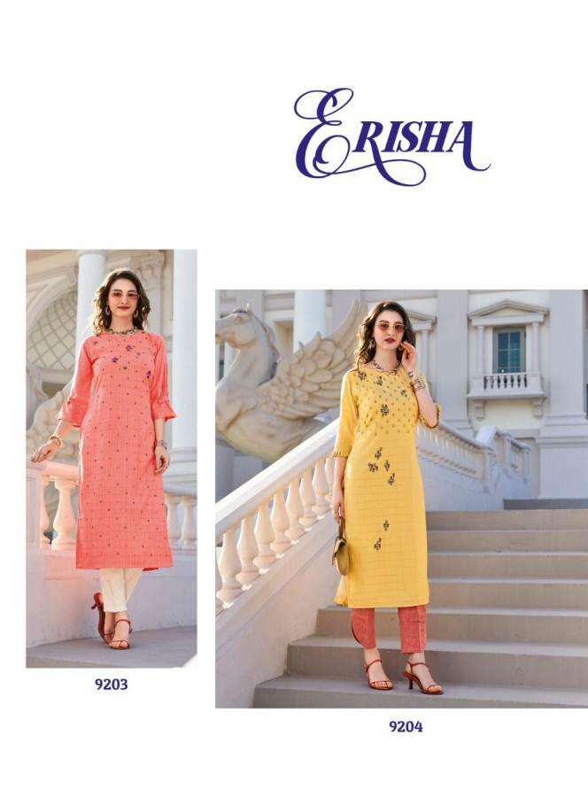 Ladies Flavour Present Erisha Kurti With Palazzo