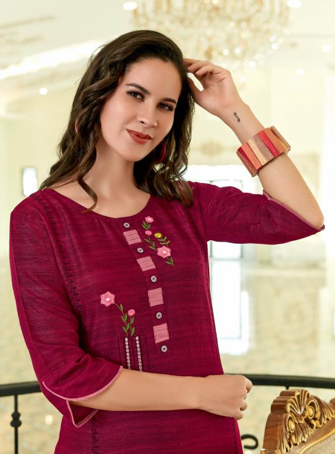Ladies Flavour Present Mayra Kurti With Palazzo