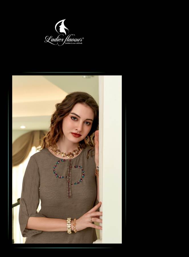 Ladies Flavour Present Mayra Kurti With Palazzo