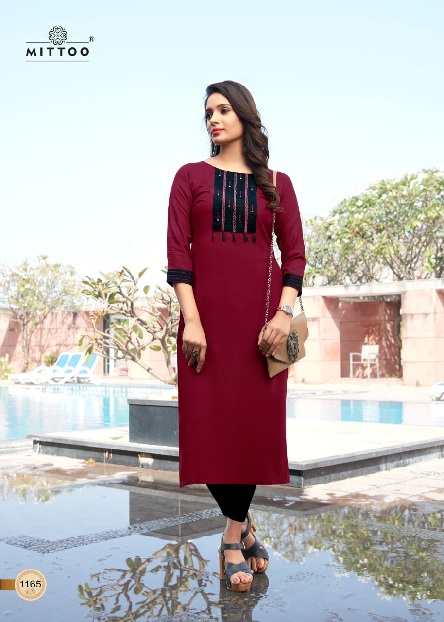 Mittoo Present Palak Vol 18 Kurtis Catalogue