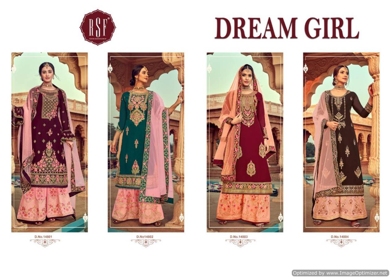 Rsf  By Dream Girl  Designer Dress Material Catalog