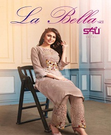 S4u Present La Bella Vol 2 Kurti With Pant Collection