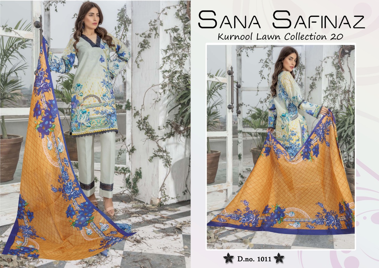 Sana Safinaz Pure Lawn Printed Cotton Collection.