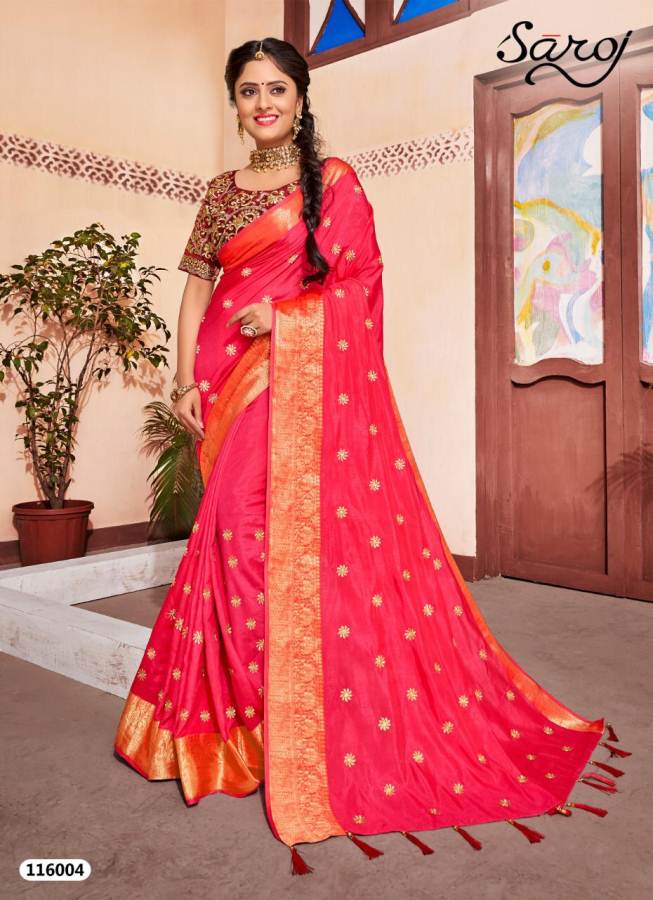 Saroj Present Silk India Vol 3 Designer Two Tone Festive Wear Saree