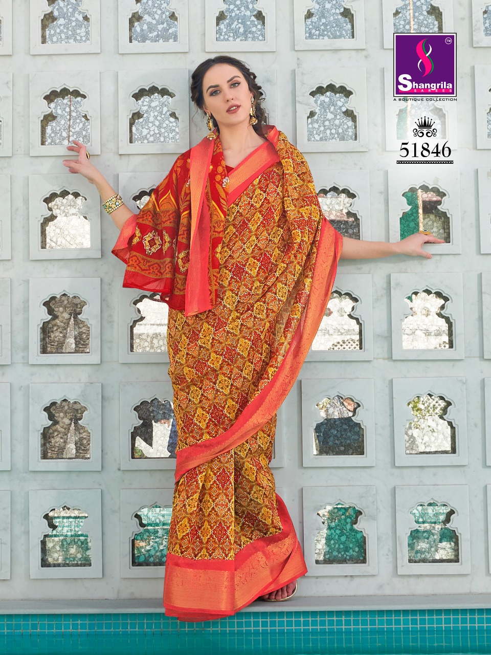 Shangrila Present Muga Silk Sarees Catalogue
