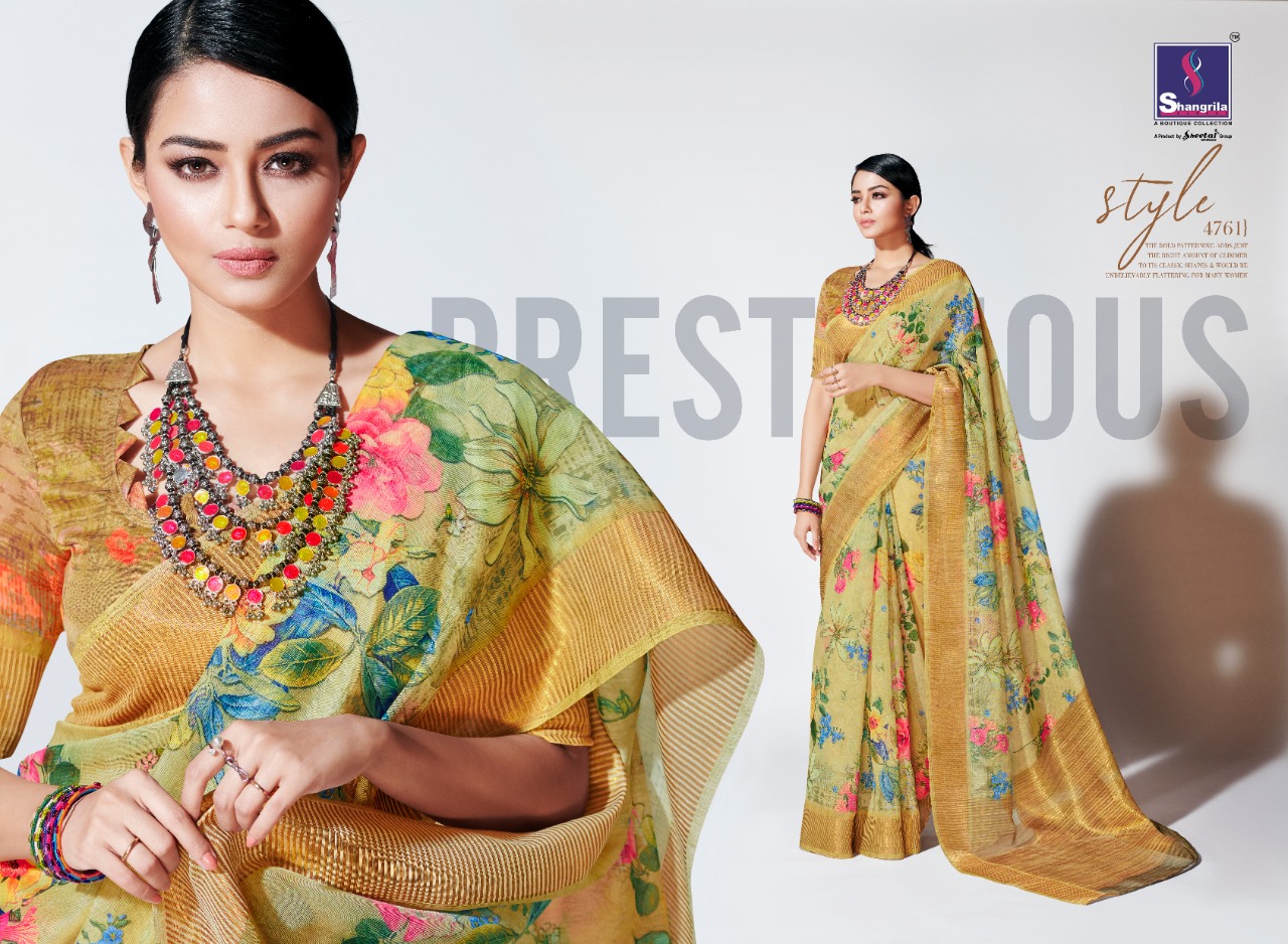 Shangrila Present Priyanshi Digital Sarees Catalogue