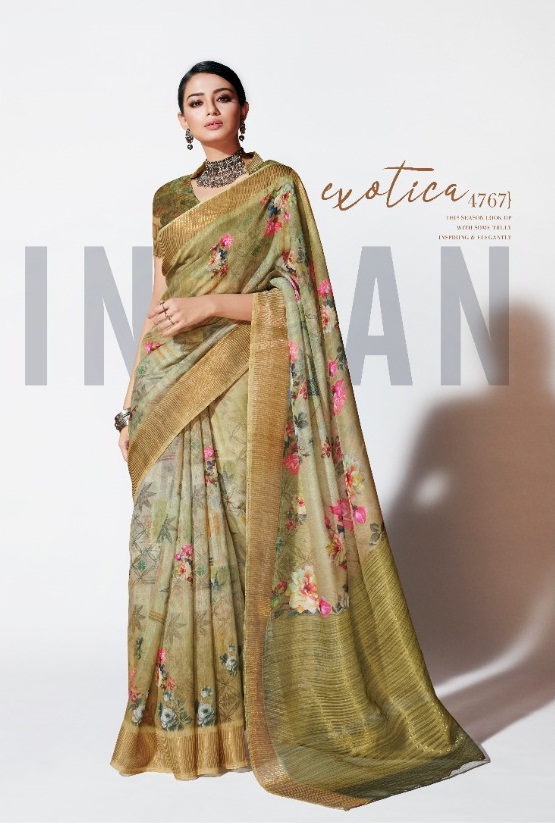 Shangrila Present Priyanshi Digital Sarees Catalogue