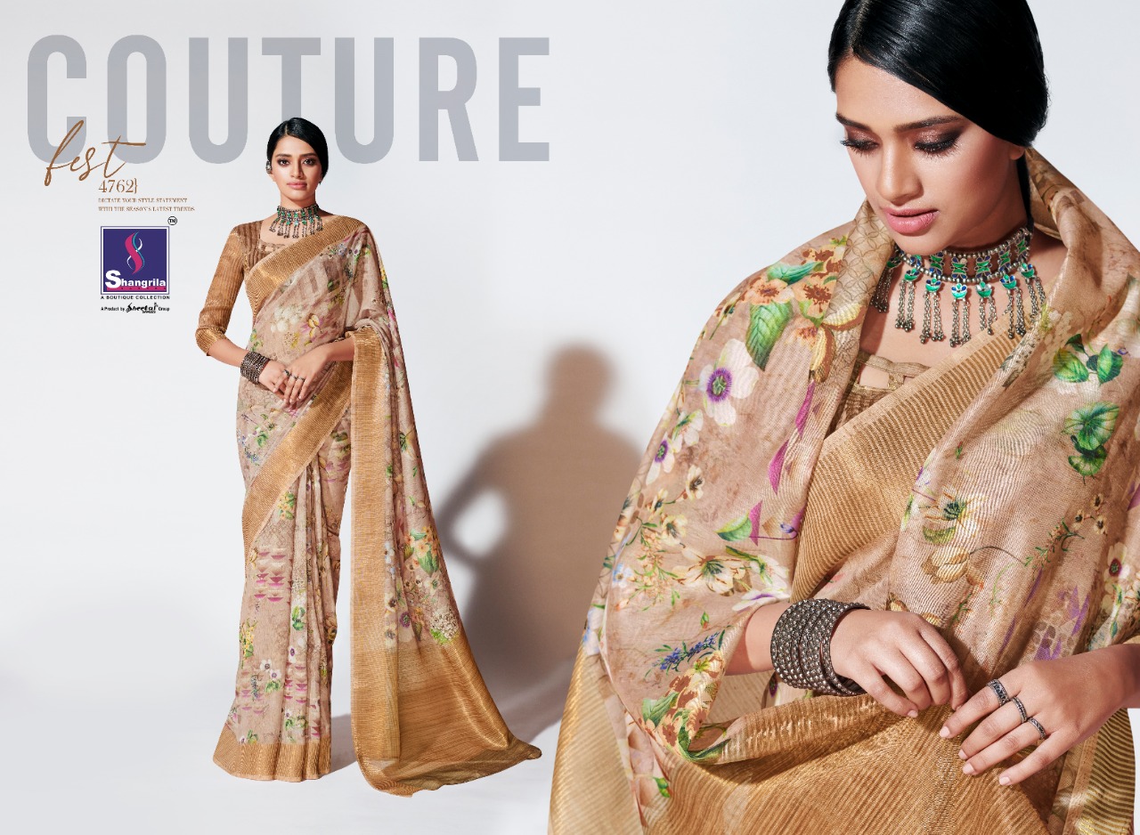 Shangrila Present Priyanshi Digital Sarees Catalogue