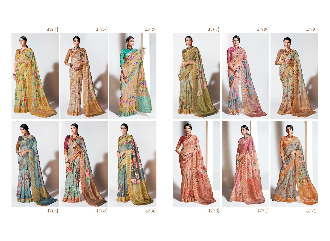 Shangrila Present Priyanshi Digital Sarees Catalogue