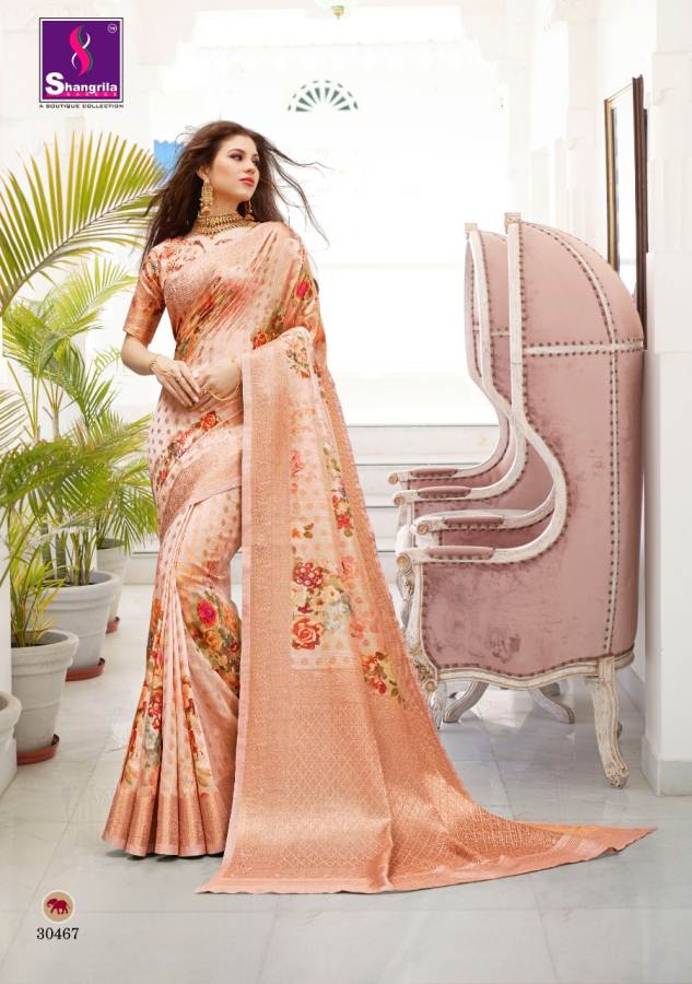 Shangrila Present Shimona Digital Sarees Catalogue