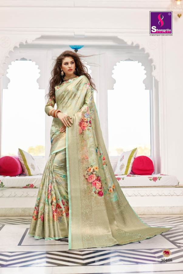 Shangrila Present Shimona Digital Sarees Catalogue