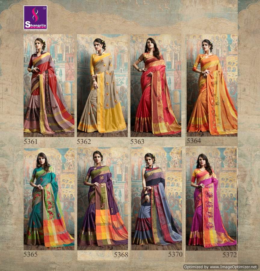 Shangrila Present Tanvee Silk Saree Collection