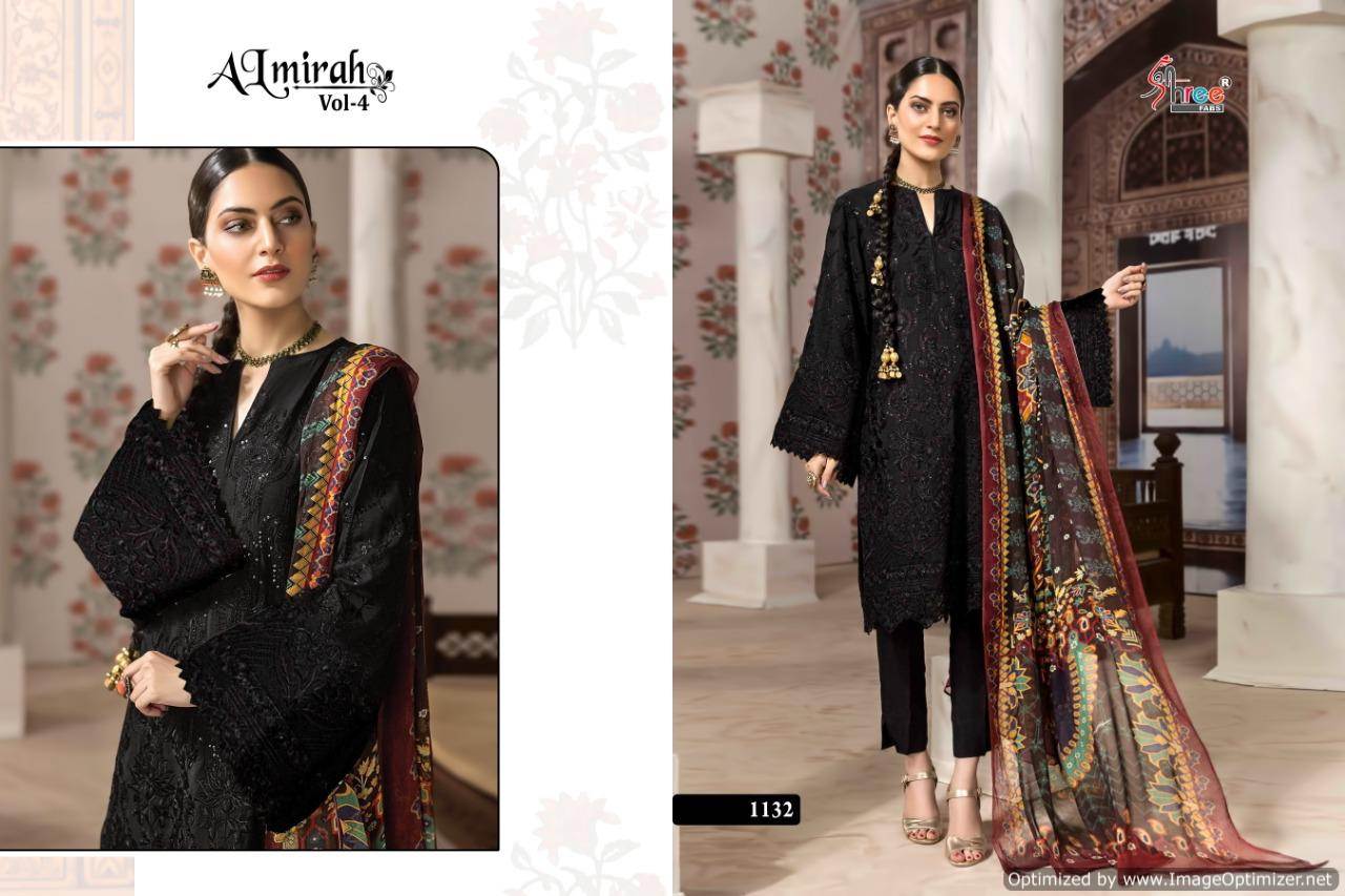 Shree Present Almirah Vol 4 Pakistani Salwar Suits Collection.