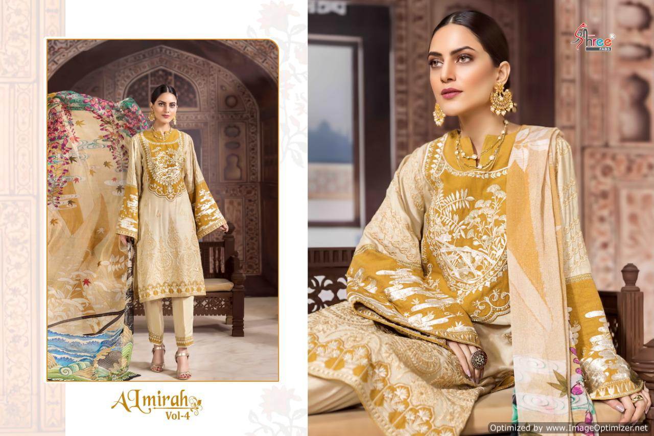 Shree Present Almirah Vol 4 Pakistani Salwar Suits Collection.