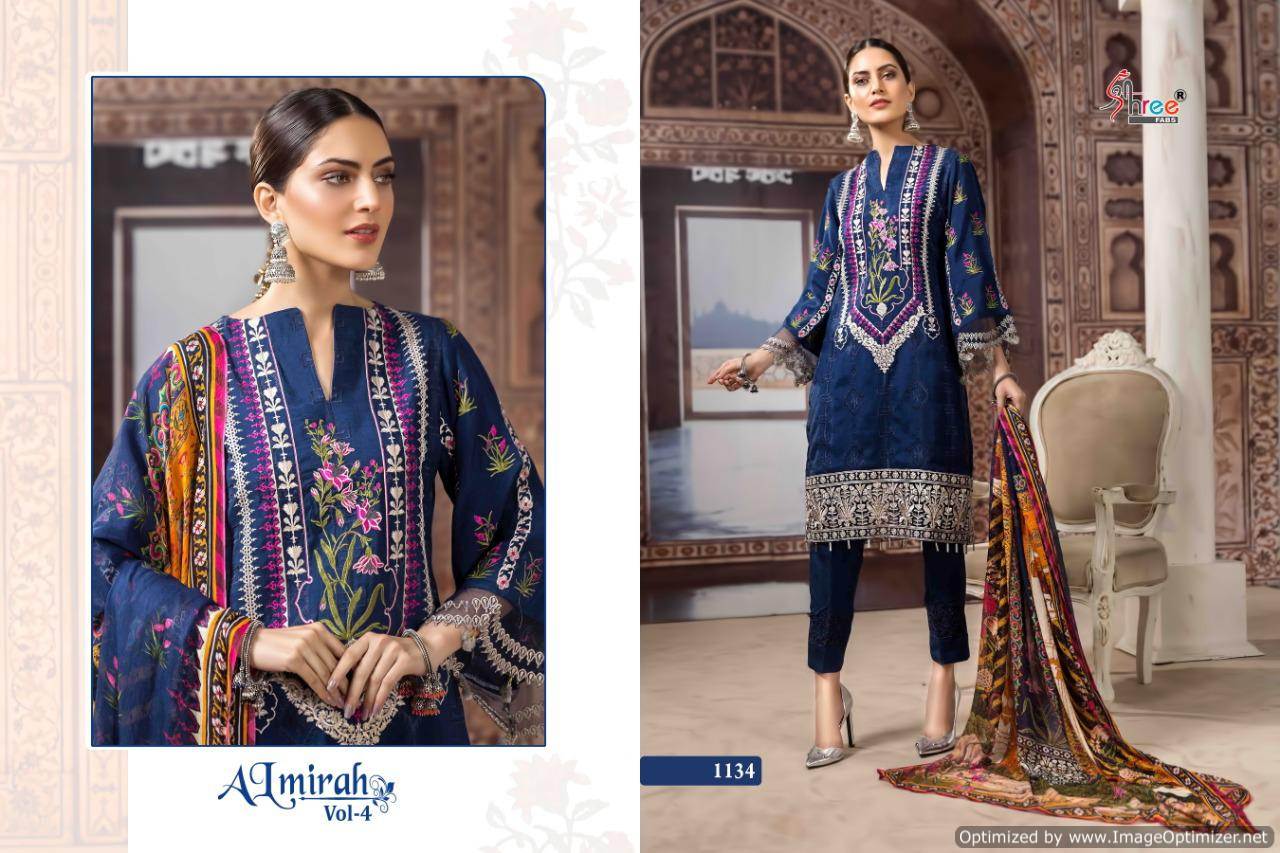 Shree Present Almirah Vol 4 Pakistani Salwar Suits Collection.