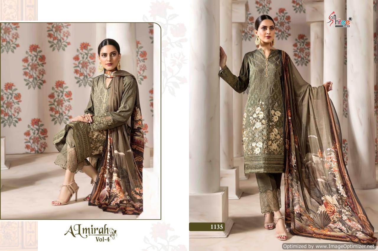 Shree Present Almirah Vol 4 Pakistani Salwar Suits Collection.