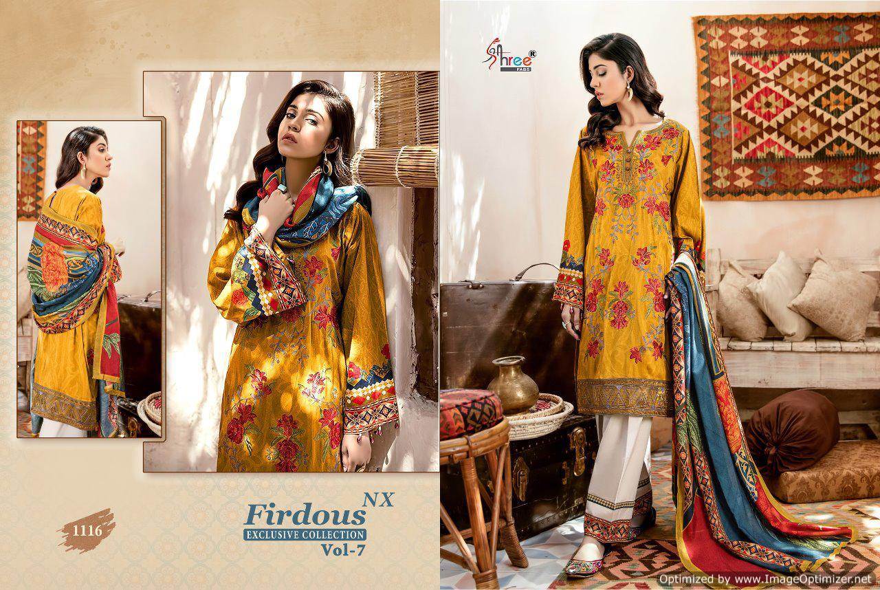 Shree Present Firdous Exclusive Collection Vol 7 Nx Pakistani Suits