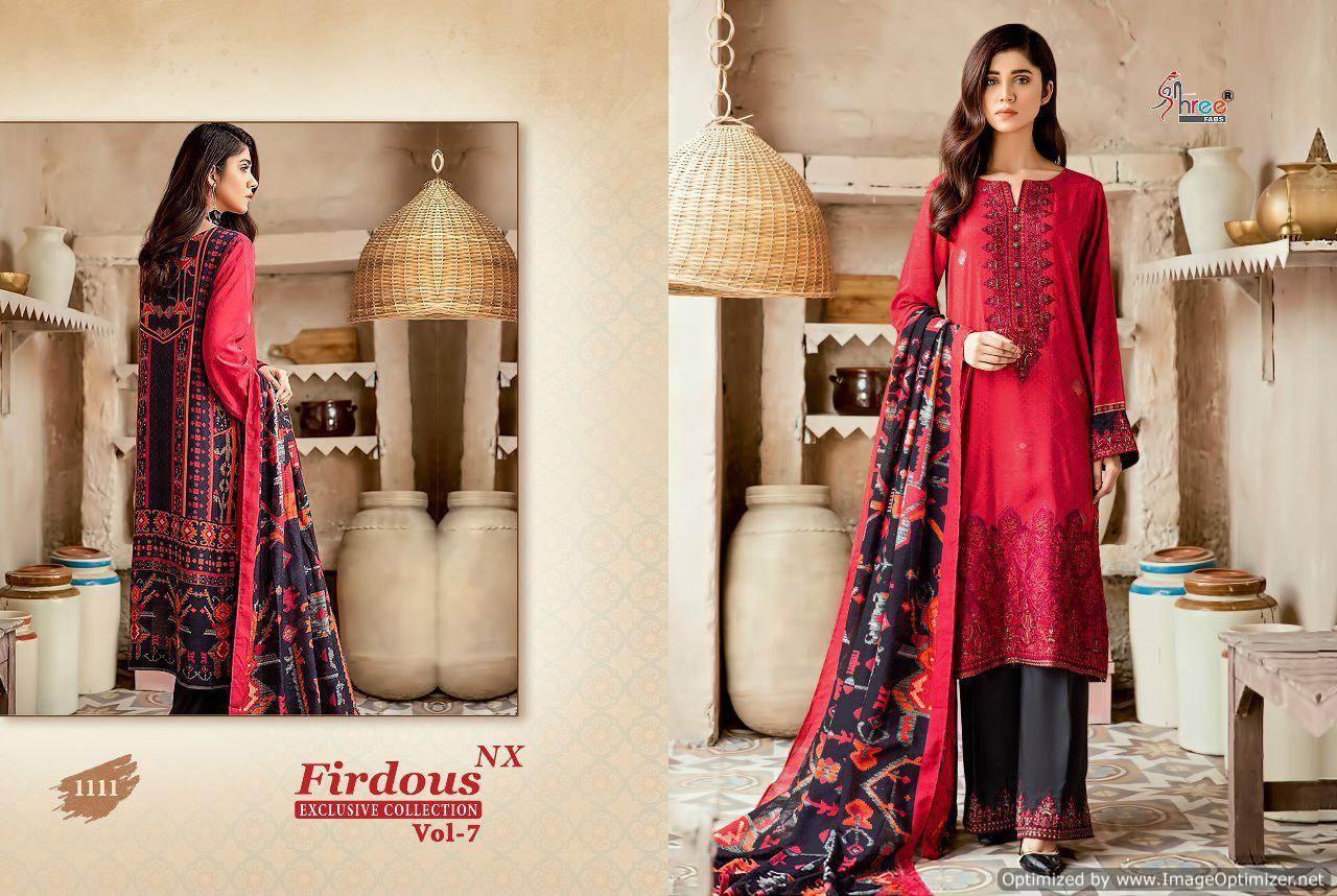 Shree Present Firdous Exclusive Collection Vol 7 Nx Pakistani Suits