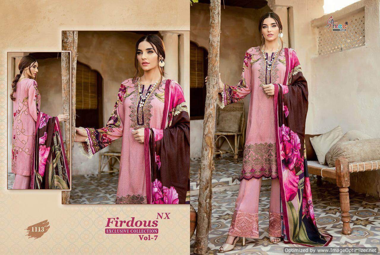 Shree Present Firdous Exclusive Collection Vol 7 Nx Pakistani Suits