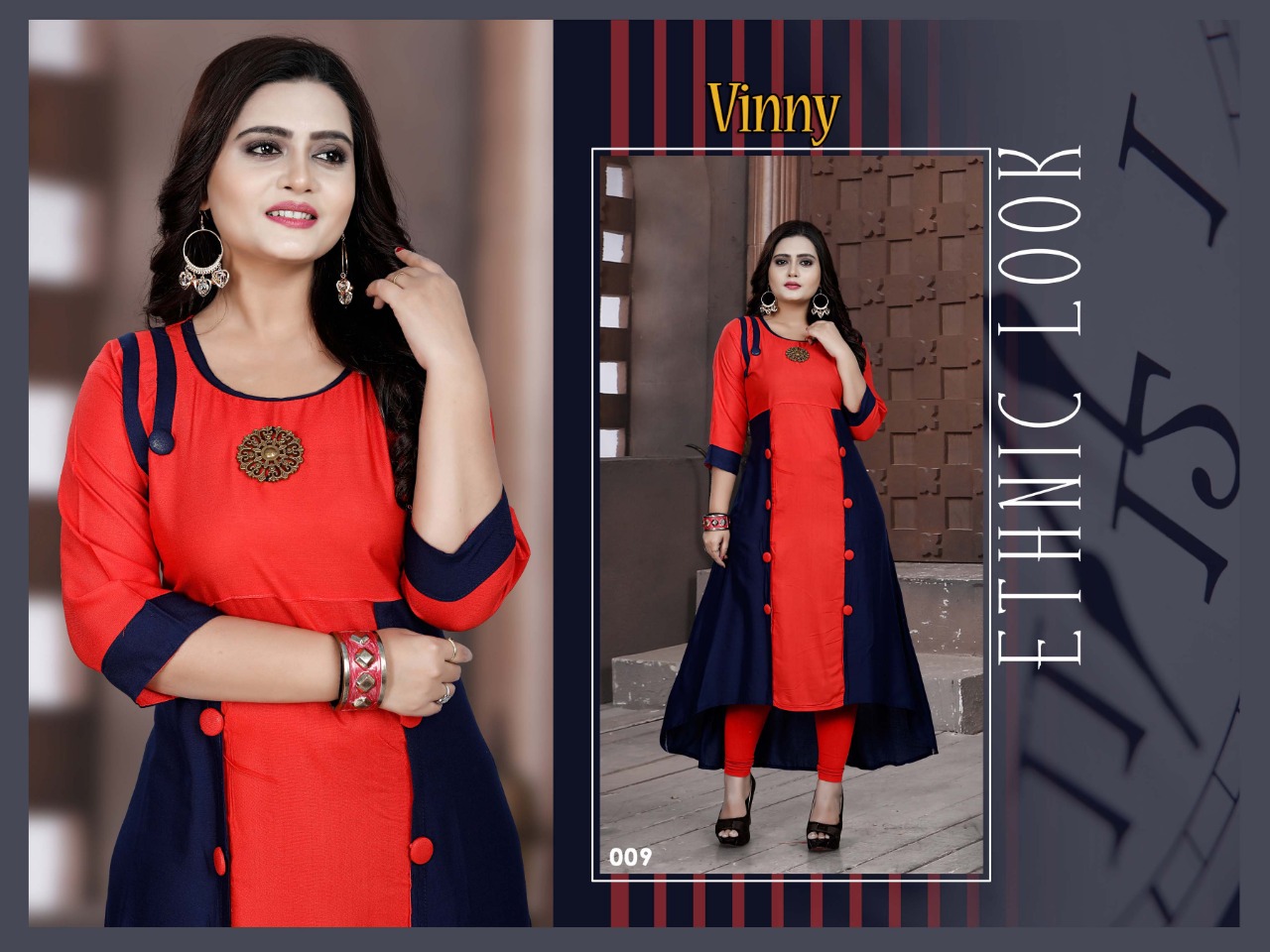 Vinny Designer Kurtis Catalogue