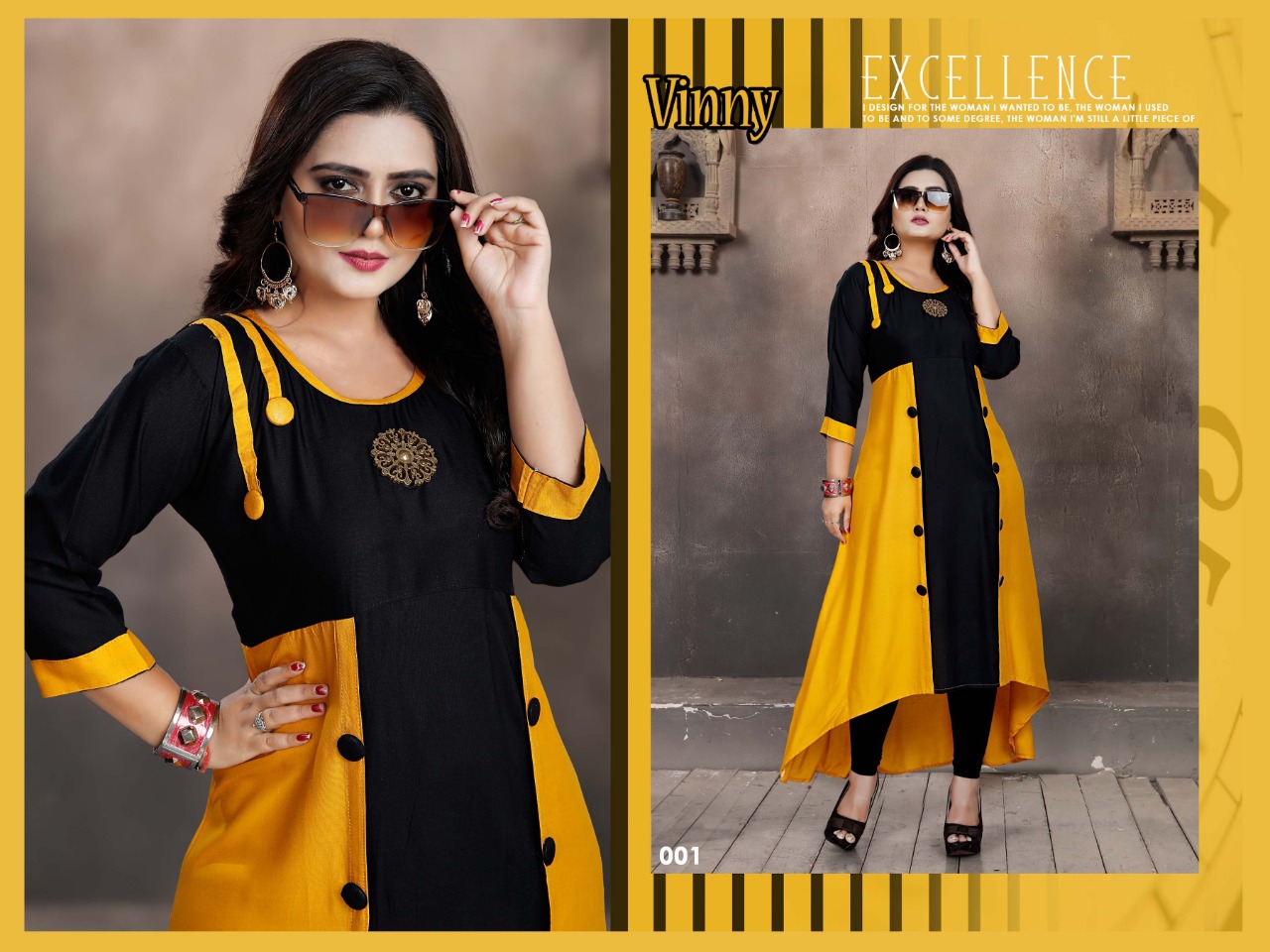 Vinny Designer Kurtis Catalogue