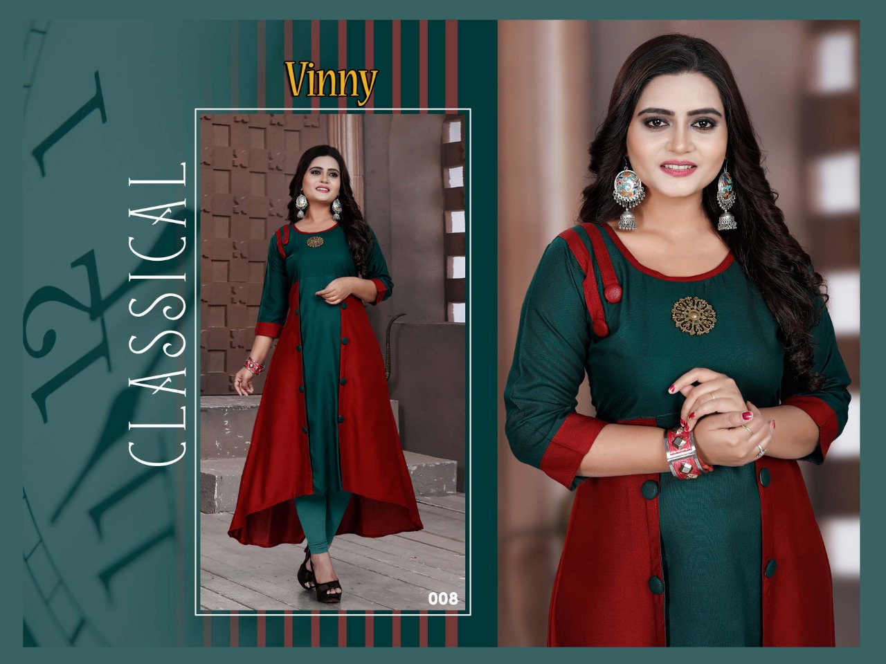 Vinny Designer Kurtis Catalogue